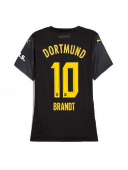 Billige Borussia Dortmund Julian Brandt #10 Bortedrakt Dame 2024-25 Kortermet